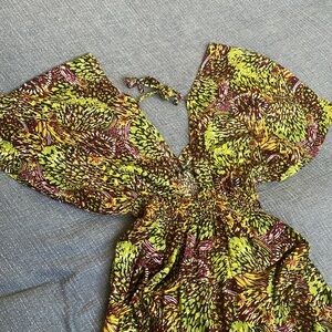 NWOT 100% silk flowy dress